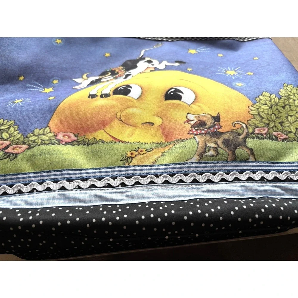 Vtg Mary Engelbreit Diaper Bag Cow Jumped Over the Moon NWT Changing Pad Pouch